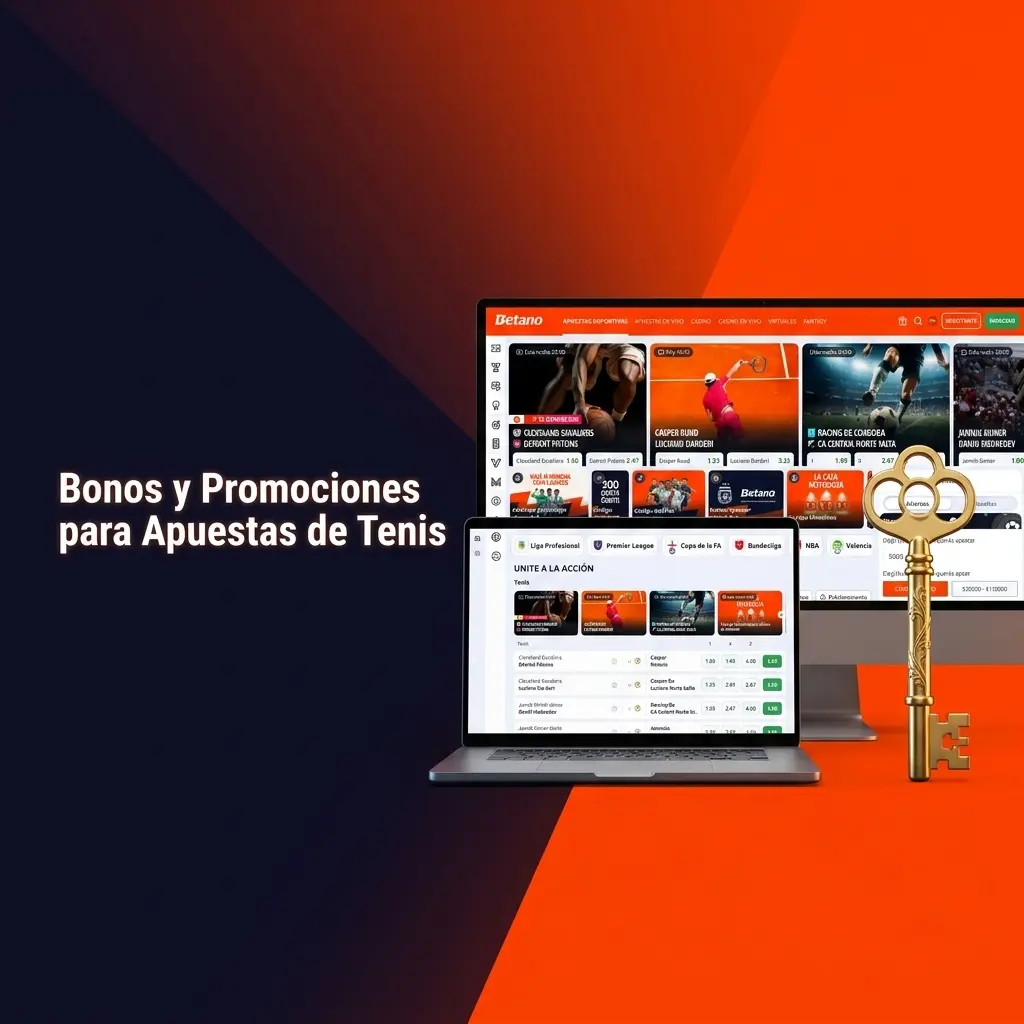Bonos y promociones de Betano para apuestas de tenis: bono de bienvenida y Grand Slams